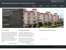 Tablet Screenshot of erlawcollege.com